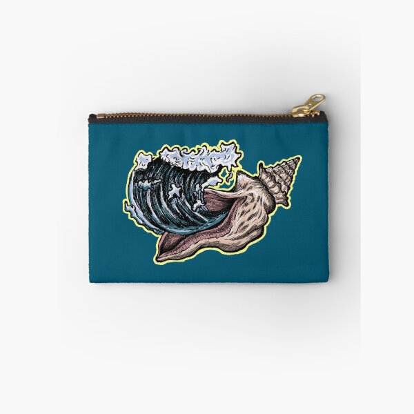 Item preview, Seashell & Wave | Vintage Ocean Art | Coastal Illustration designed and sold by Half Mess.