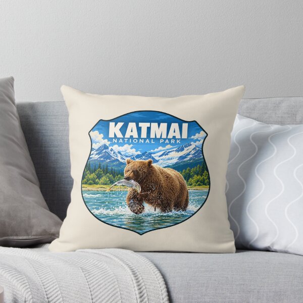 Item preview, Katmai National Park Alaska Retro designed and sold by Gideon Emmerich.