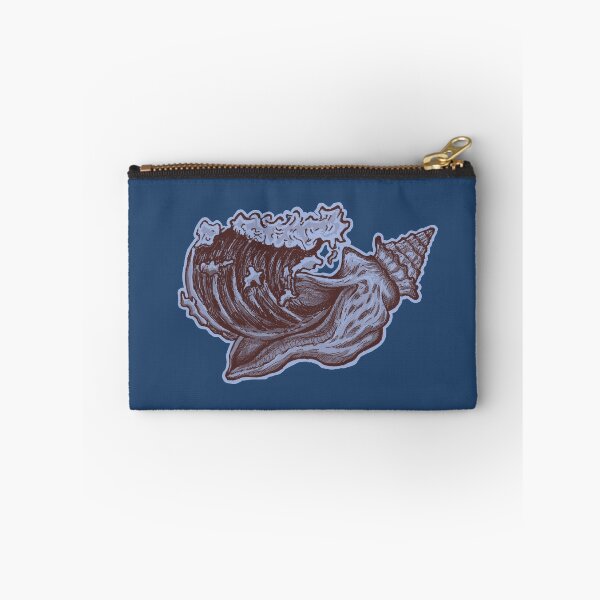 Item preview, Seashell & Wave | Vintage Ocean Art | Coastal Illustration designed and sold by Half Mess.