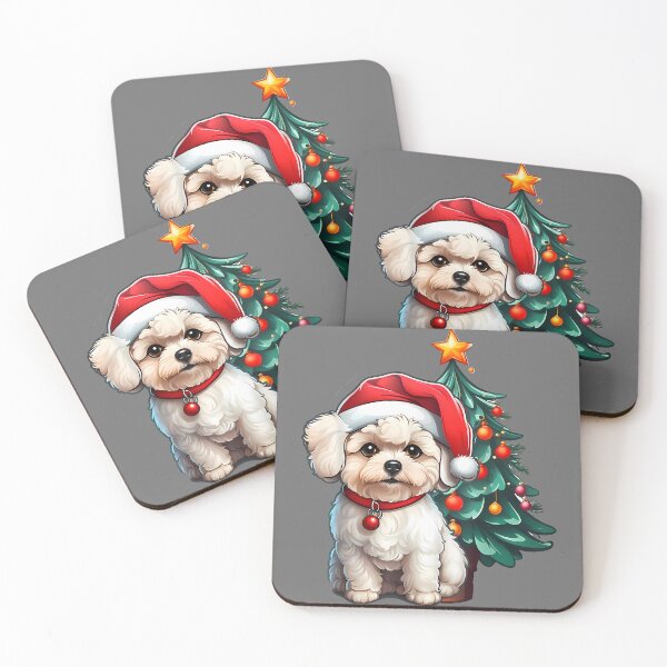 Item preview, Christmas Bichon Frise Santa Hat Family Sweater designed and sold by KristineLi.