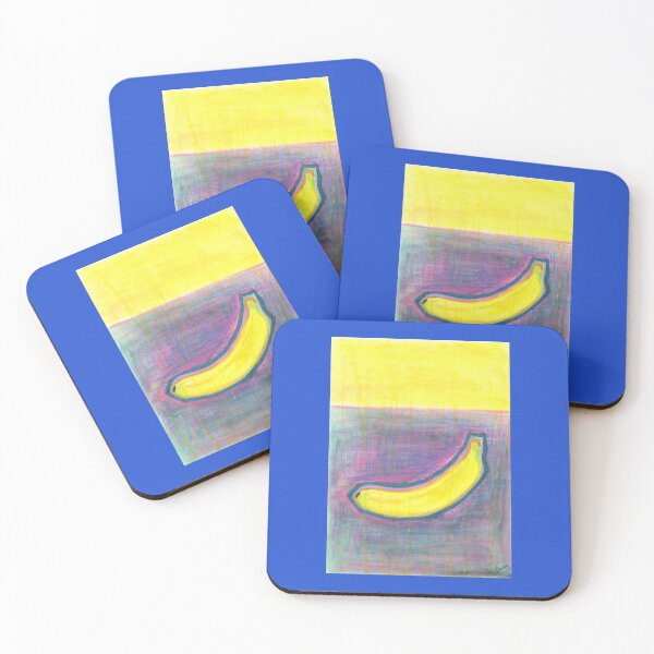 Item preview, PSYCHEDELIC BANANA | Electric Pop Still Life | Electric Blue Edition by Svetlana Shavrina designed and sold by Baroness Swan.