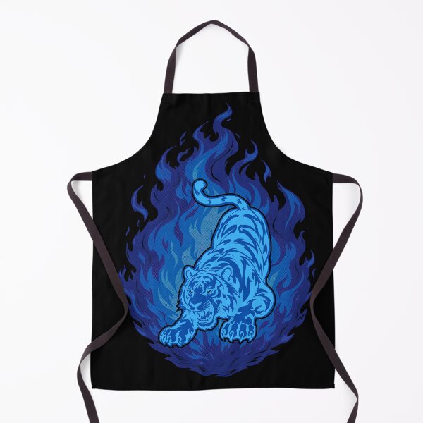 Item preview, Blue Flamed Tiger designed and sold by HillC1985.