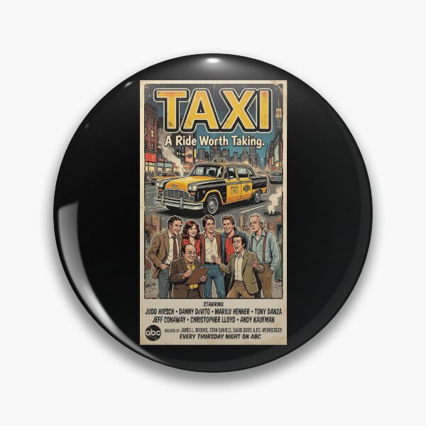 Item preview, Taxi Television Cast Retro Poster  designed and sold by Halifaxartguy.