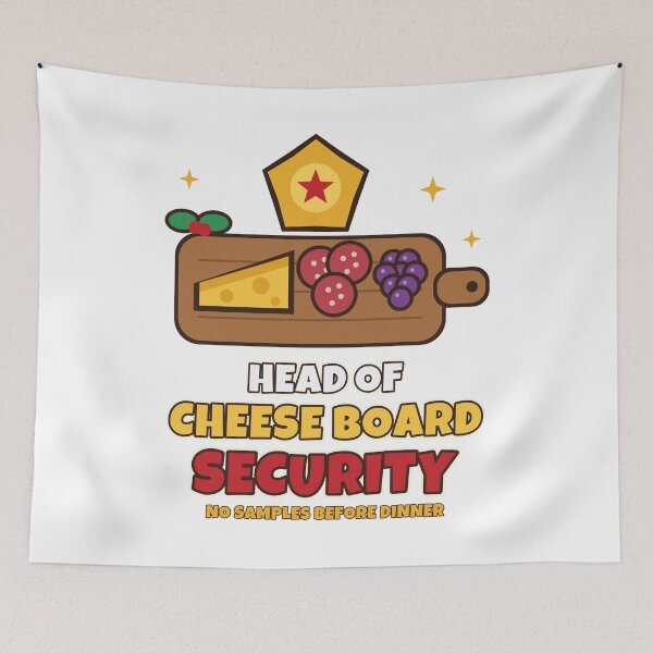 Item preview, Head Of Cheese Board Security Funny Christmas Party Charcuterie designed and sold by Bornprints.