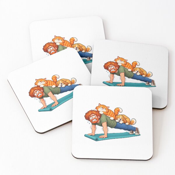 Item preview, Yoga with Pets designed and sold by hyde.