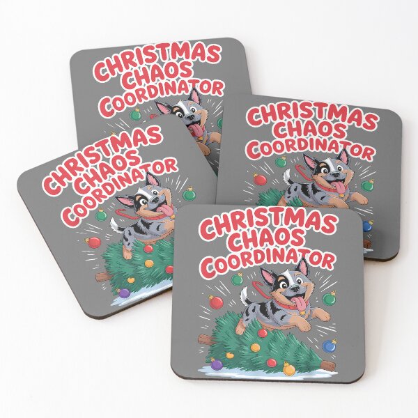 Item preview, Christmas Chaos Coordinator Australian Cattle Dog designed and sold by KristineLi.
