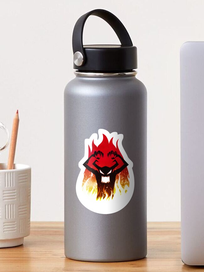 Thumbnail 1 of 3, Sticker, Hell Fire Demon designed and sold by likemoyd.