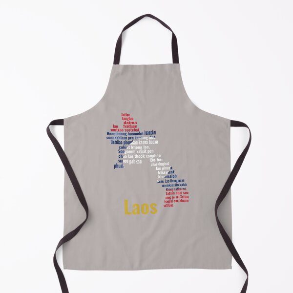 Item preview, Laos National Anthem Map Art designed and sold by JR78.