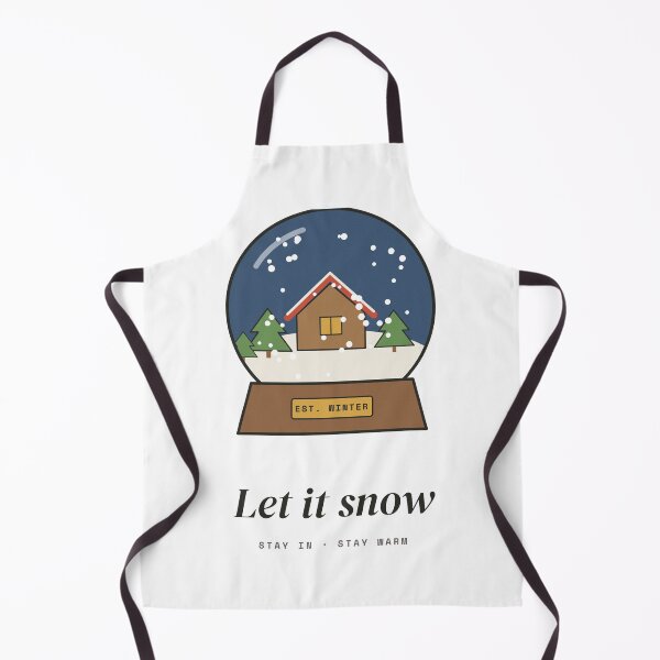 Item preview, Let It Snow - Cozy Snow Globe Winter Cabin designed and sold by Rilindi.