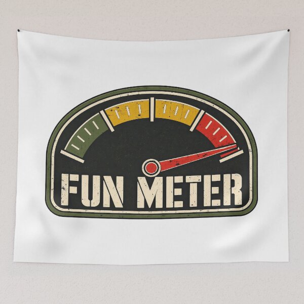 Item preview, Fun Meter Pegged — Vintage Military Morale Patch designed and sold by gahteeriffico.