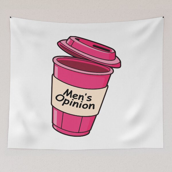 Item preview, Mens Opinion Meme Funny Dustbin Sarcastic Gender Humor designed and sold by FemmePod.