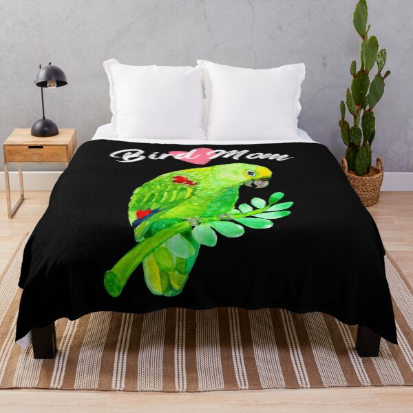 Item preview, Cute Amazon Parrot Bird Mom Watercolor designed and sold by Ivy Lily Art.