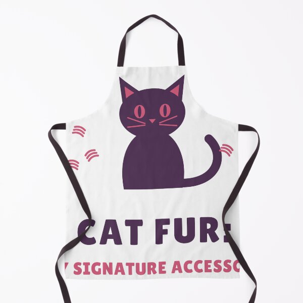 Item preview, Cat Fur: My Signature Accessory Funny Cat Tee designed and sold by sustainableme.