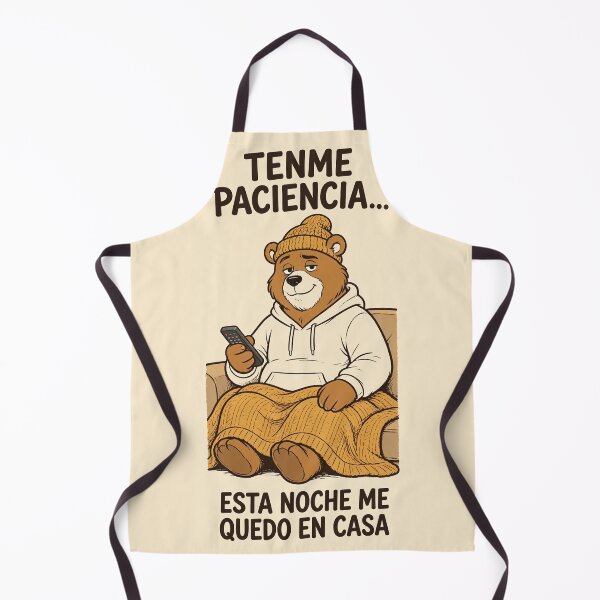 Item preview, Tenme Paciencia Esta Noche Me Quedo En Casa Oso Divertido Camiseta designed and sold by EverydayBadge.