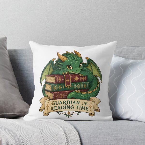 Item preview, Book Dragon – Guardian of Reading Time designed and sold by 21degrees-club.