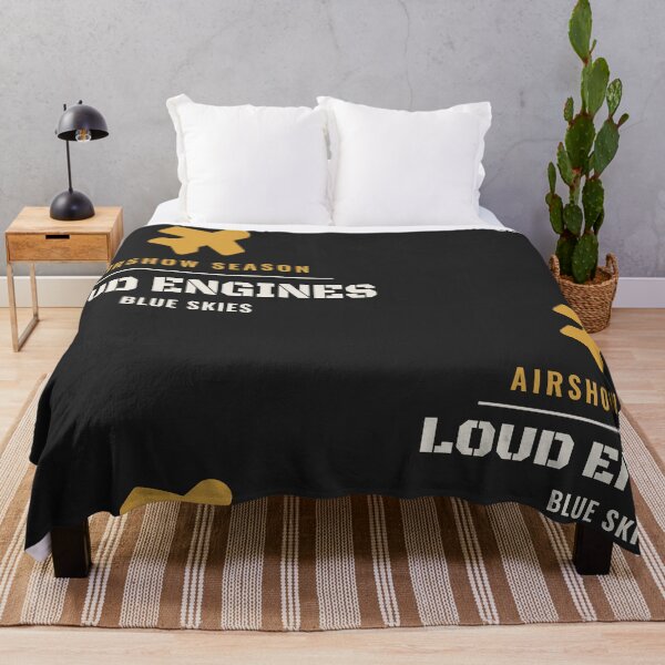Item preview, Airshow Season Loud Engines Blue Skies designed and sold by Jetfighter1.