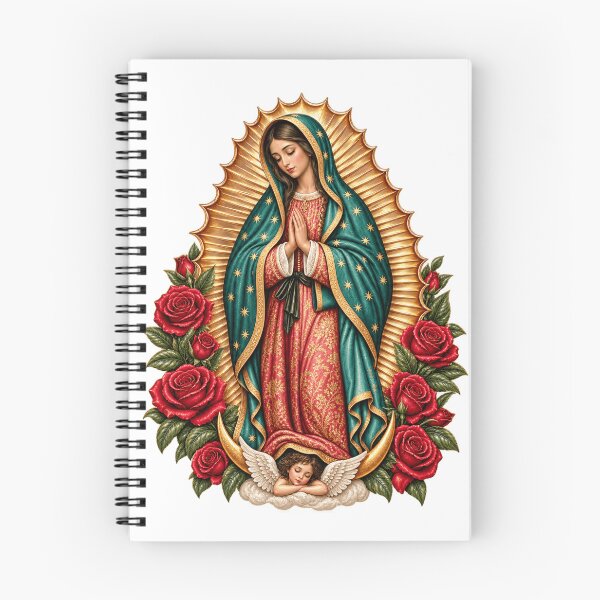 Item preview, Virgen de Guadalupe Rosas Doradas Fe Católica designed and sold by ShopUniverse.