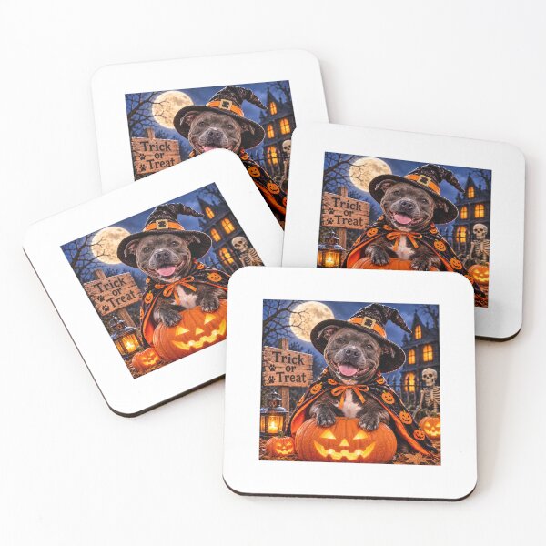 Item preview, Halloween Staffy designed and sold by LoopfootMeme.