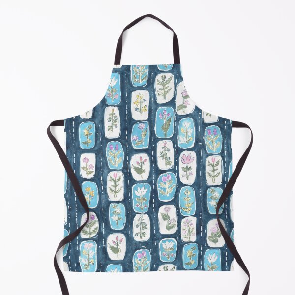Item preview, Hope Springs Again - Watercolor Flowers Blue Background designed and sold by FaireWaveArt.