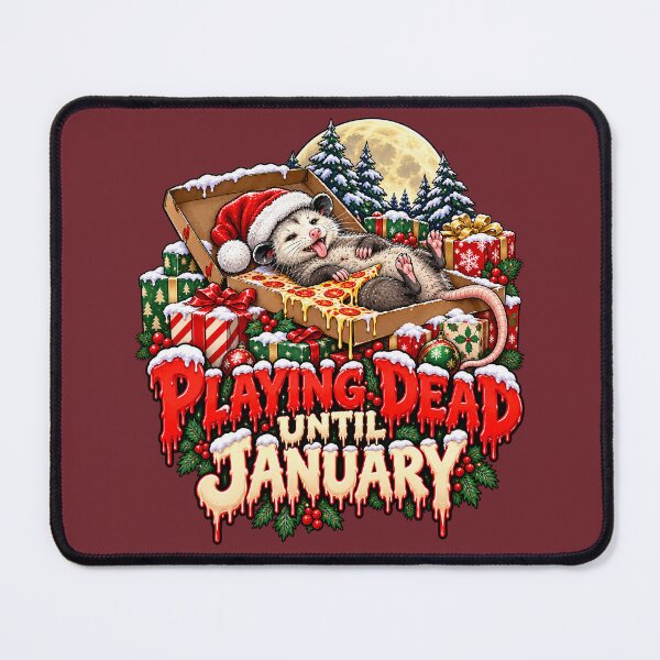 Item preview, Playing Dead Until January | Playing Dead Opossum designed and sold by Furflix.