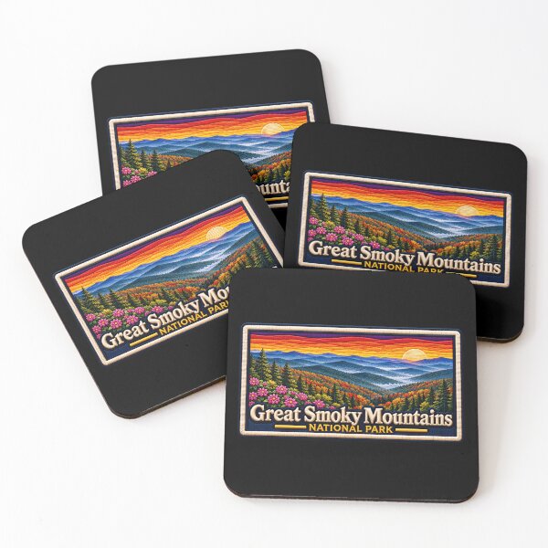 Item preview, Great Smoky Mountains National Park Scenic Stitch Embroidered Patch designed and sold by Swanny's Custom T-shirt and Gift Designs.