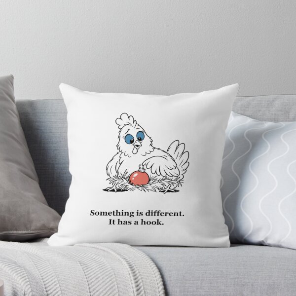 Aperçu de l'œuvre Christmas Hen with Surprise Bauble in Nest créée et vendue par Soft Paws Sketches.
