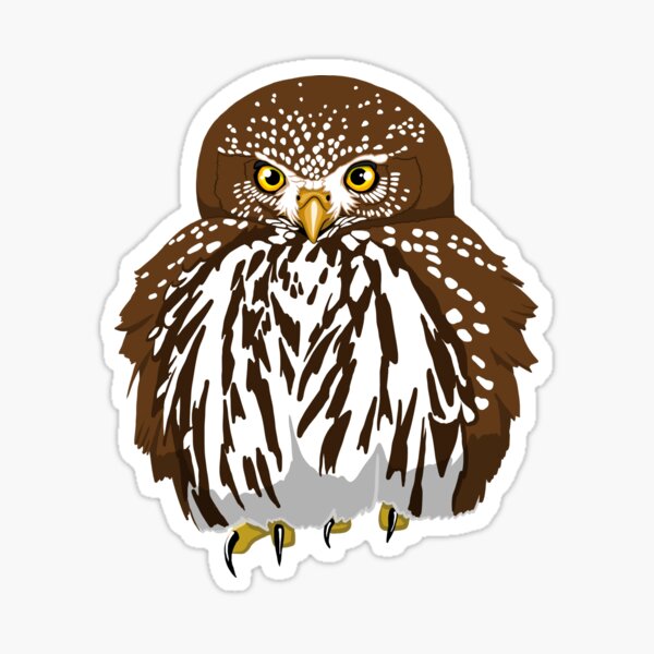 Item preview, Northern Pygmy-Owl designed and sold by BennuBirdy.