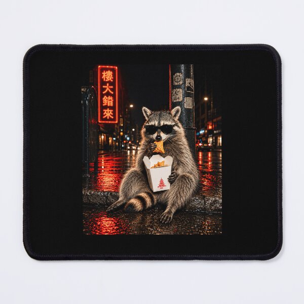 Item preview, Raccoon Eating Crab Rangoon Vintage Meme designed and sold by ellapaintcoast.