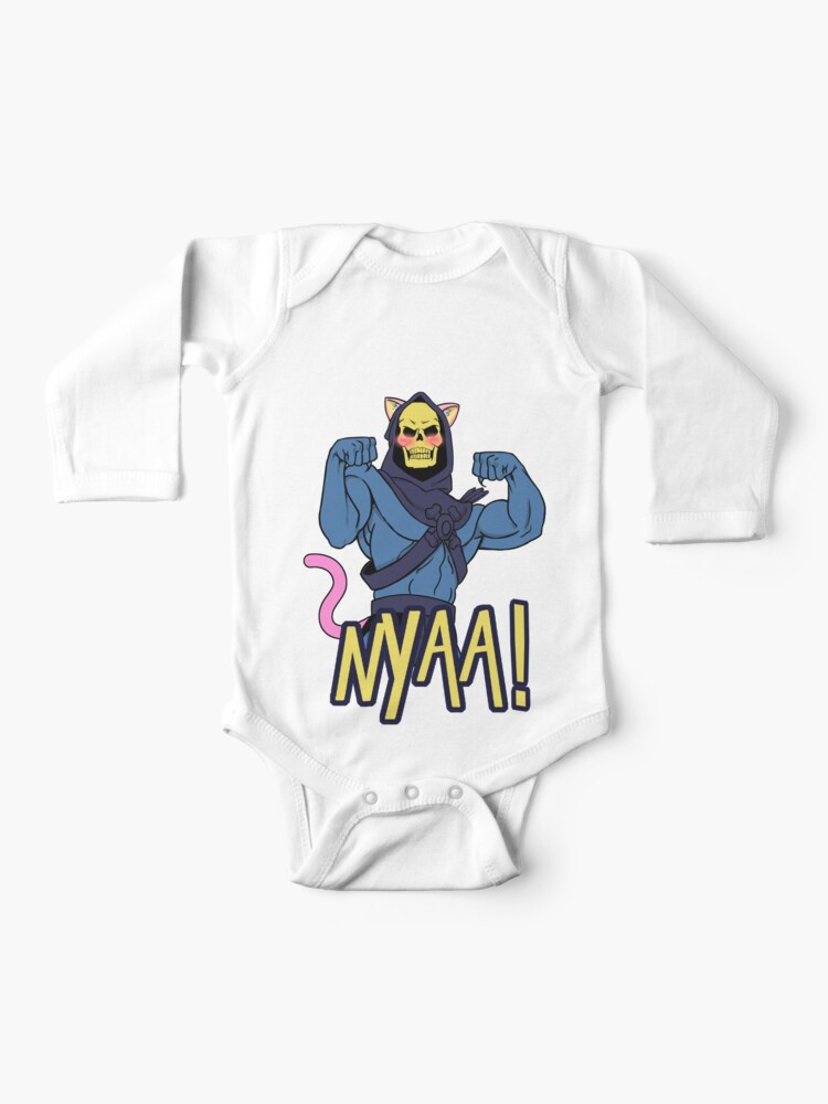 Nyaa Skeletor Baby One Piece For Sale By Meadowsweet Redbubble