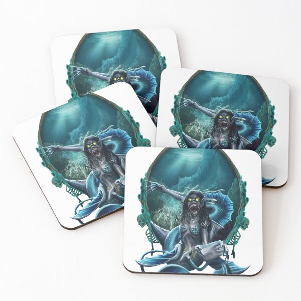 Item preview, Abyssal Siren — Dark Fantasy Sea Monster Art designed and sold by AbdanMthrFckr.