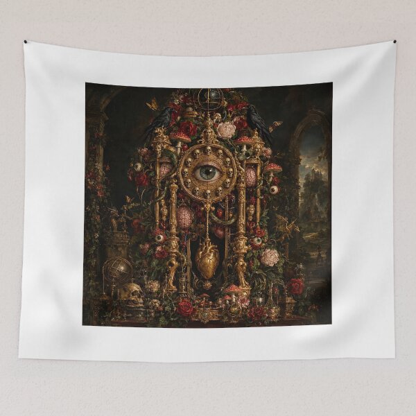 Item preview, All Seeing Eye Gothic Baroque Altar Sticker designed and sold by Frenky Stickers.