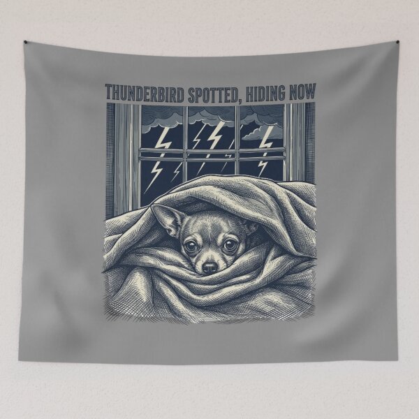 Item preview, Thunderbird Spotted Funny Chihuahua Thunderstorm Mythology Dog Funny Dog Owner Gift designed and sold by FurRealStudioCo.