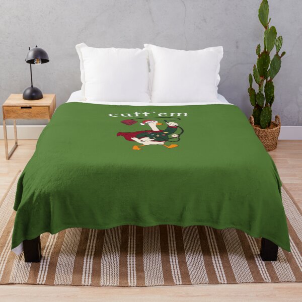 Item preview, Cuff 'Em Christmas Nurse Goose Reporting for Duty designed and sold by FreshVibe Prints.