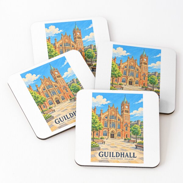 Item preview, Derry - Northern Ireland designed and sold by StudioRedKoala.