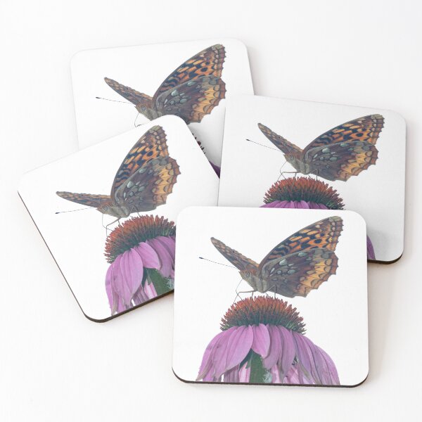 Item preview, Great Spangled Fritillary Butterfly on a Purple Coneflower designed and sold by Outside Your Box.
