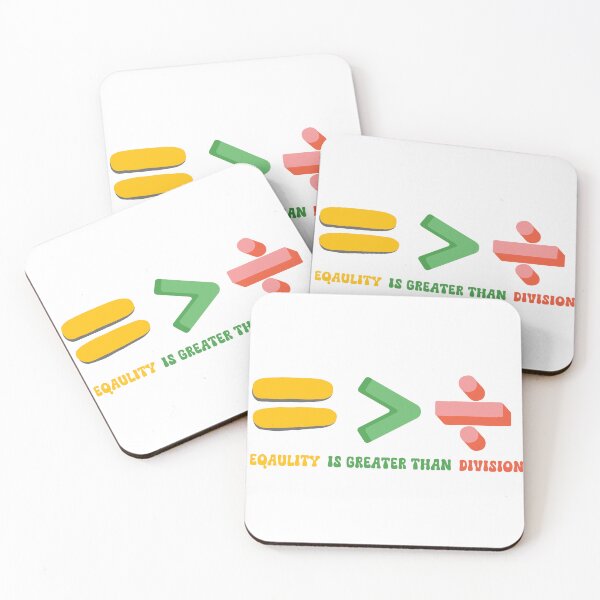 Item preview, Equality is Greater than Division designed and sold by ULTRAMAX_DESIGN.