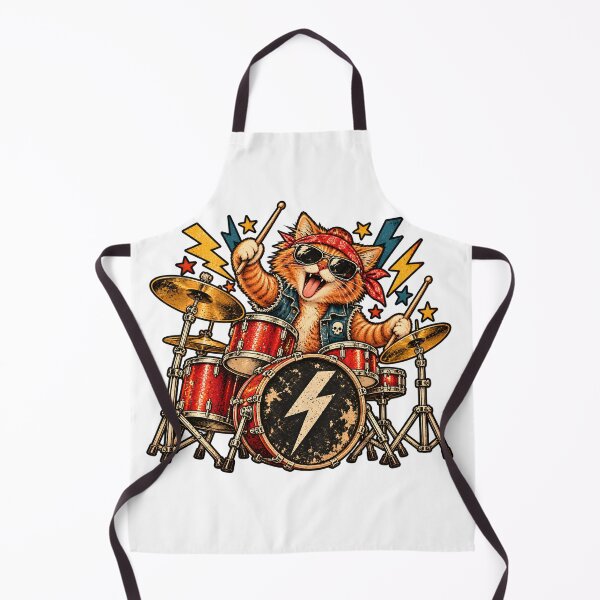 Item preview, Cat Playing Drums Sunglasses designed and sold by TOMSZE.