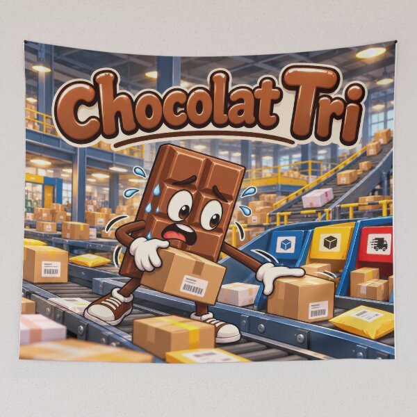 Item preview, Chocolat Tri – A funny play on words about chocolate and chocolate making designed and sold by WordPlayStudio.