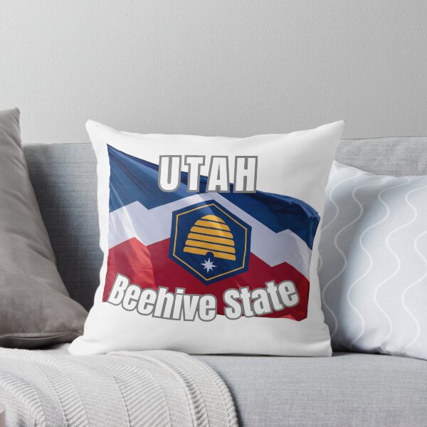 Item preview, Utah Beehive State Flag Souvenir Gift designed and sold by RVJdesigns.