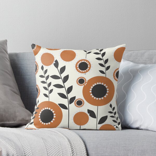 Item preview, Geometric modern floral pattern designed and sold by cocodes.