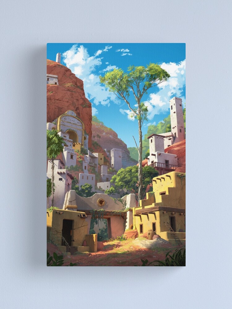 Alternate view of The forgotten city Canvas Print