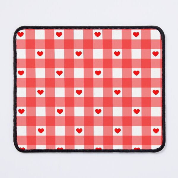 Item preview, Red Gingham with Hearts designed and sold by Feeling Artsy.
