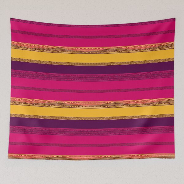Item preview, Mexican Geometric Fiesta Bold Diamond & Serape Stripe Pattern 03 designed and sold by The Design Asset Station.