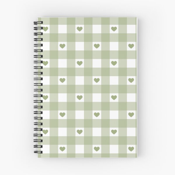 Item preview, Green Gingham with Hearts designed and sold by Feeling Artsy.