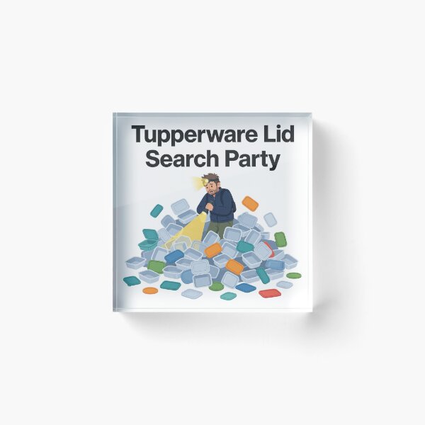 Item preview, Tupperware Lid Search Party designed and sold by DaFoox.