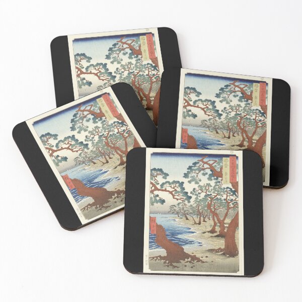 Item preview, Maiko Beach by Utagawa Hiroshige 1853 designed and sold by InkyGenies.