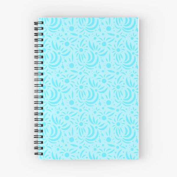 Item preview, Dancing leaves - Light blue seamless pattern designed and sold by Charo Debarnot.