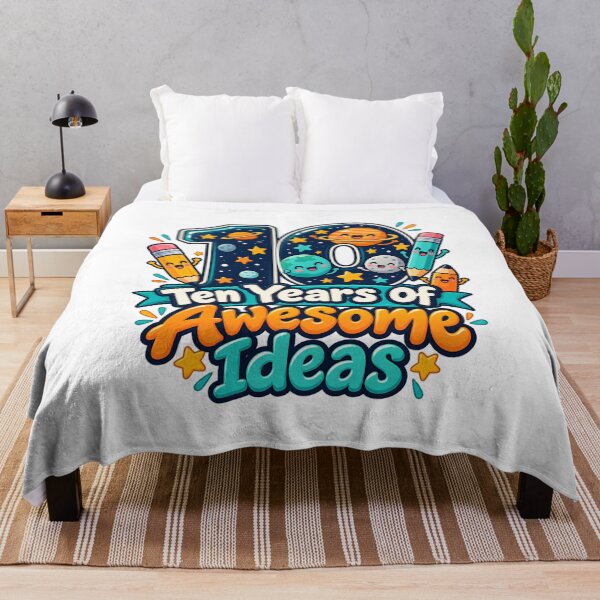 Item preview, Ten Years Of Awesome Ideas designed and sold by Good Mood Foundry.