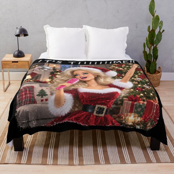 Item preview, It's Tiiiiiiime!! Funny Christmas Doll Meme designed and sold by kjanedesigns.