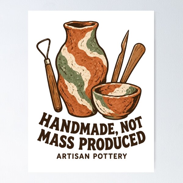 Item preview, Handmade Not Mass Produced – Pottery Art designed and sold by 21degrees-club.